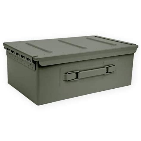 30 metal box|Black Sierra Heavy Duty Steel Ammo Can, Lockable & Water .